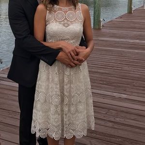 BHLDN Hitherto "Silvie" dress in Champagne